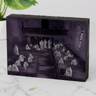 The Ghosts of St. George Church Wooden Box Sign