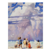 “The Giant” Fairy Art by NC Wyeth