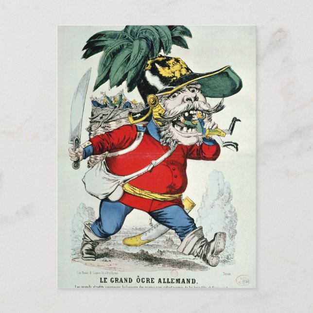 The Giant German Ogre Postcard (Front)