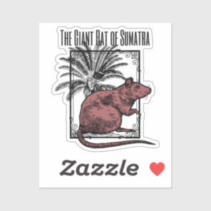 The Giant Rat of Sumatra Holmesian Sherlock Holmes Sticker