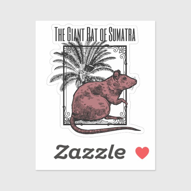 The Giant Rat of Sumatra Holmesian Sherlock Holmes Sticker (Sheet)