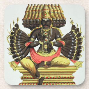 The Giant Ravana (colour litho) Drink Coaster