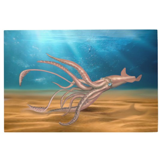 THE GIANT SQUID METAL PRINT | Zazzle.com