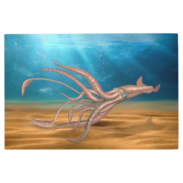 THE GIANT SQUID METAL PRINT (Front)