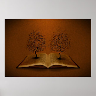 The GiddyUp Tree and The Bickham Script Tree Poster