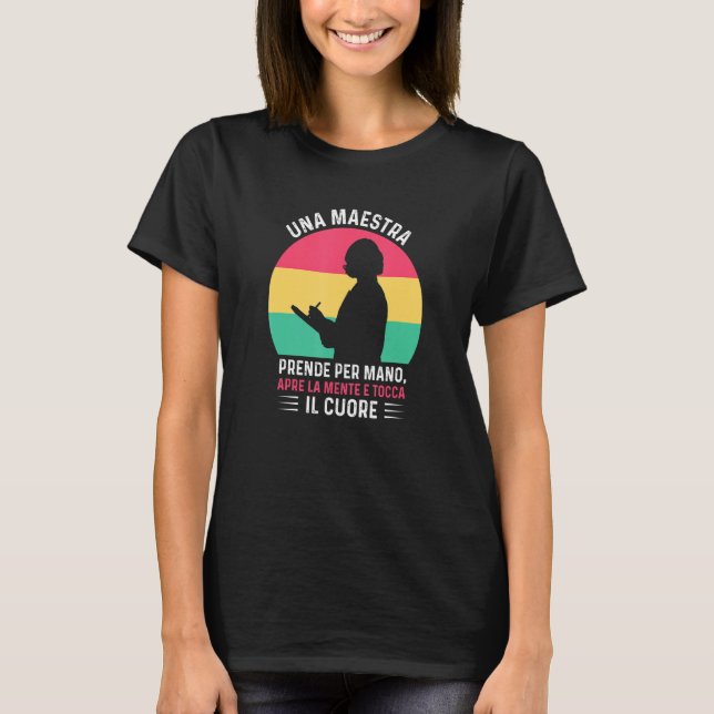 The gift for the teacher, the teacher, the teacher T-Shirt (Front)
