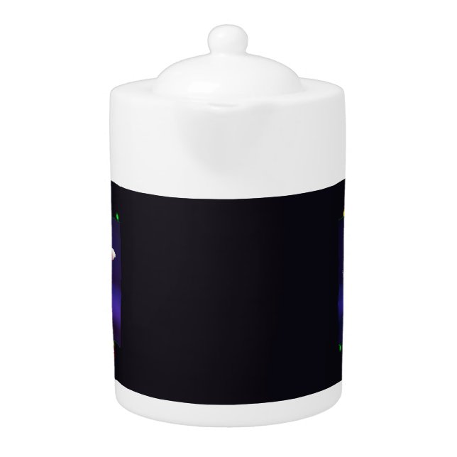 The Gift Of Happiness Puppy 25 December Christmas Teapot (Front)