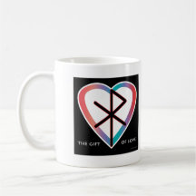 The Gift of Love Bindrune Coffee Mug