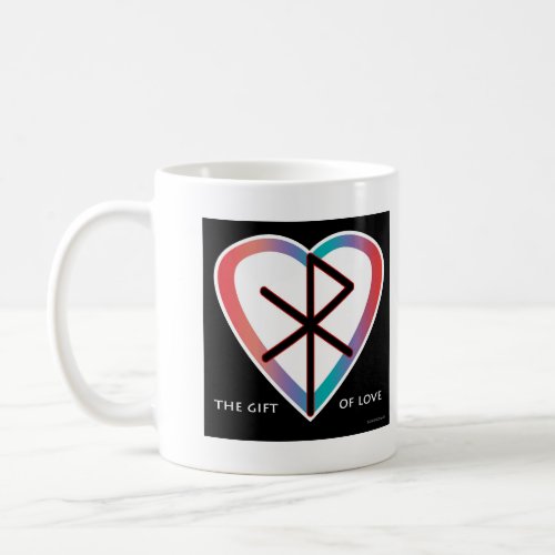 The Gift of Love Bindrune Coffee Mug