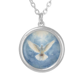 The Gift of the Holy Spirit Silver Plated Necklace
