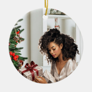 The "Gift of the Season" Ceramic Ornament