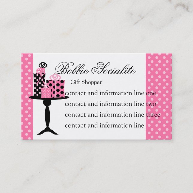 The Gift Table Business Card (Front)