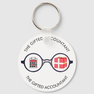 "The Gifted Accountant's Logo" Keychain