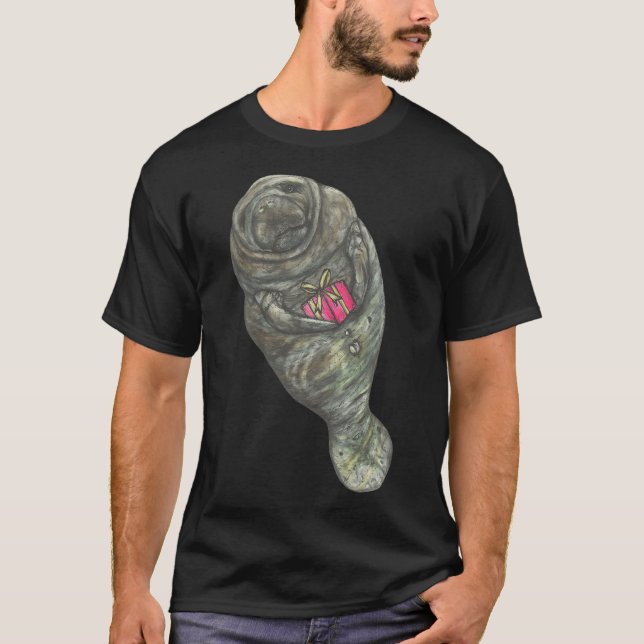 The Gifting Manatee T-Shirt (Front)