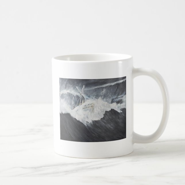 The Gigantic Wave Coffee Mug (Right)