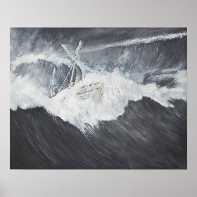 The Gigantic Wave Poster (Front)