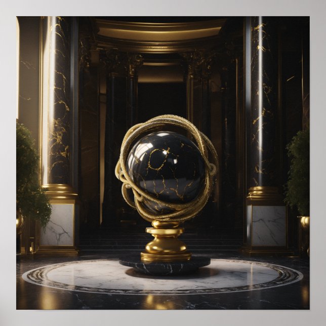 The Gilded Axis of Power Poster (Front)