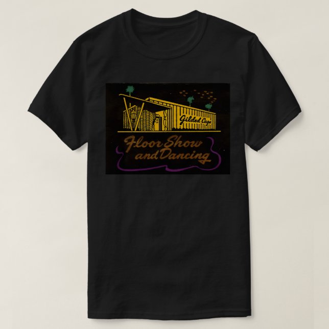 The Gilded Cage Phoenix Arizona Nightclub TShirt (Design Front)