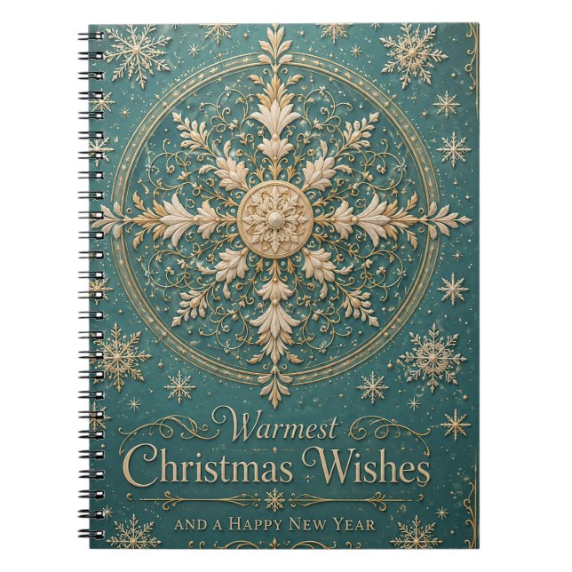The Gilded Frost Mandala Notebook (Front)