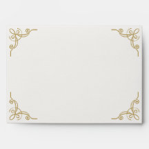 The Gilded Garden Wedding Envelope