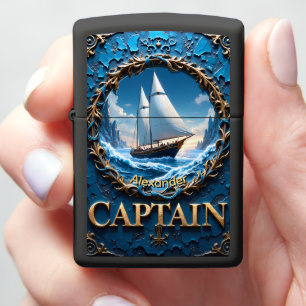 The Gilded Voyage Captain's Keepsake Gift Zippo Lighter