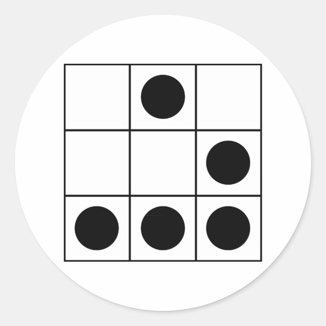 "The Gilder" Hacker Emblem Classic Round Sticker (Front)