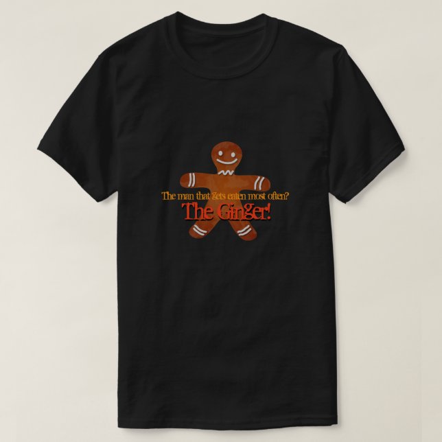 The Ginger Bread Man T-Shirt (Design Front)