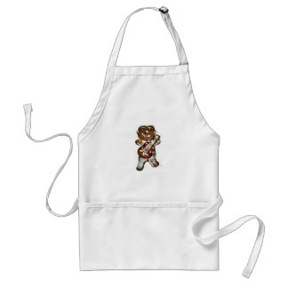 The Gingerbread Man Rocks Adult Apron