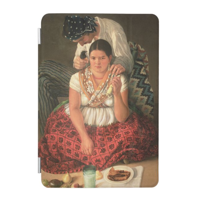 The Gipsy Boy and Girl, (oil on canvas) iPad Mini Cover (Front)