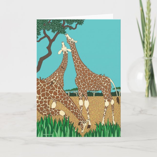 The Giraffe - Blank Card (Front)
