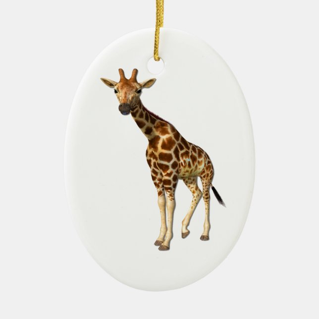 The Giraffe Ceramic Ornament (Front)