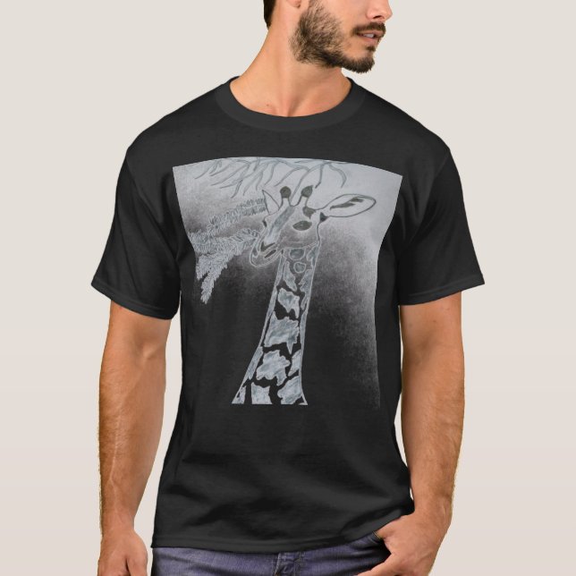 The Giraffe Drawing Shirt by Julia Hanna (Front)