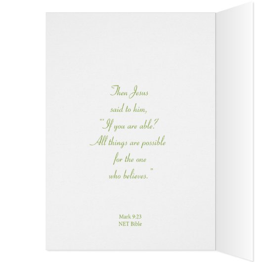 The Giraffe - Mark 9:23 (Inside (Left))