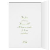The Giraffe - Mark 9:23 Cards (Inside (Left))