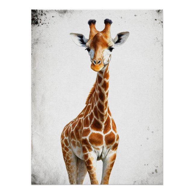 The giraffe  poster (Front)