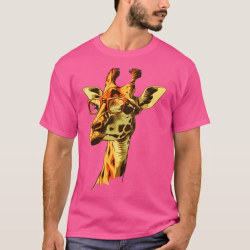 The Giraffic Genius Reaching New Heights of Intell T_Shirt