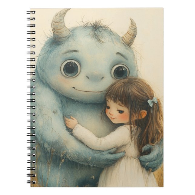 The girl and her monster friend notebook (Front)