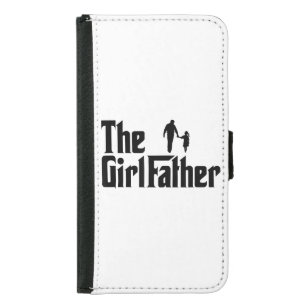 The Girl Father Funny Dad of Girls Daddy Daughter Samsung Galaxy S5 Wallet Case