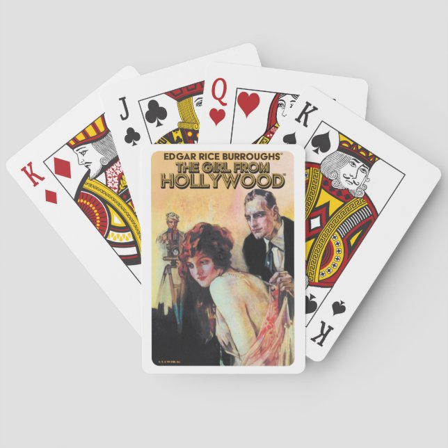 The Girl from Hollywood Playing Cards (Back)
