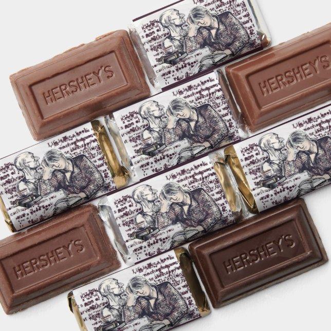 The girl reading a book hershey's miniatures (Assorted)