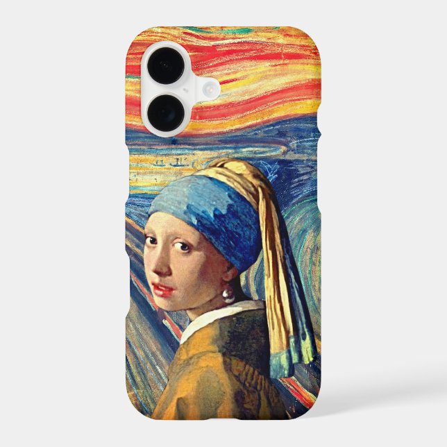 The Girl’s Scream iPhone Case (Back)