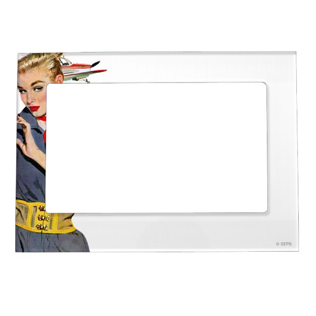 The Girl Who Stole Airplanes Magnetic Frame (Front)