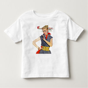 The Girl Who Stole Airplanes Toddler T-shirt