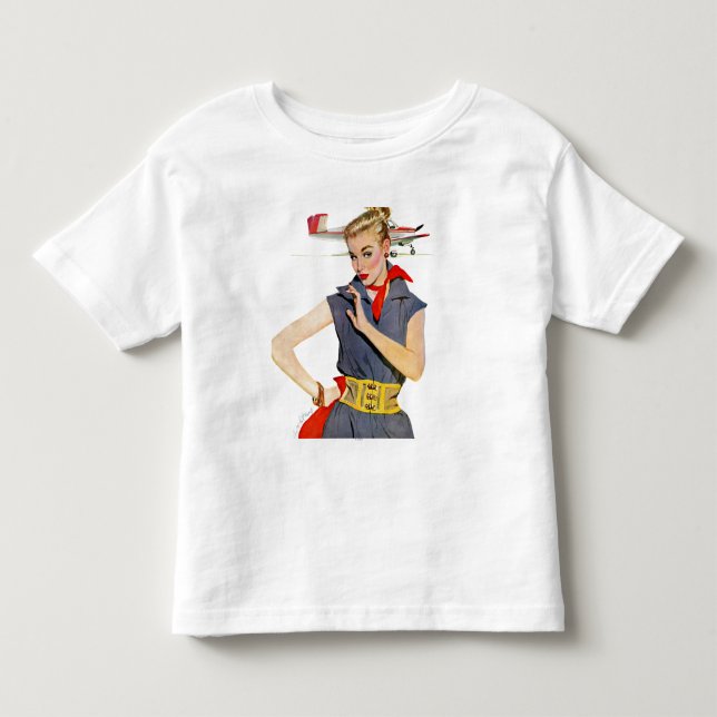 The Girl Who Stole Airplanes Toddler T-shirt (Front)