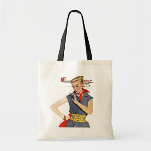 The Girl Who Stole Airplanes Tote Bag