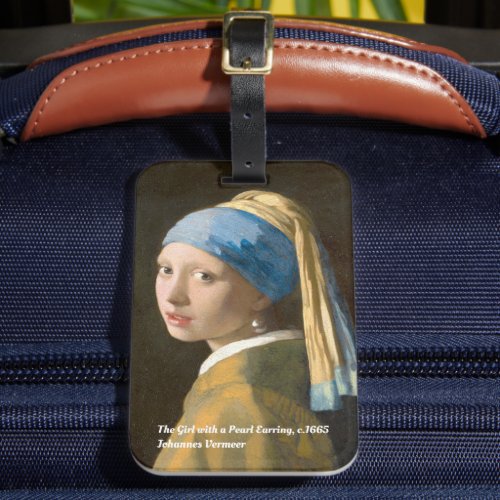The Girl With A Pearl Earring Luggage Tag
