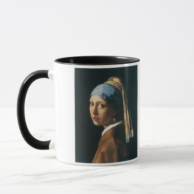 The Girl with a Pearl Earring Mug (Left)