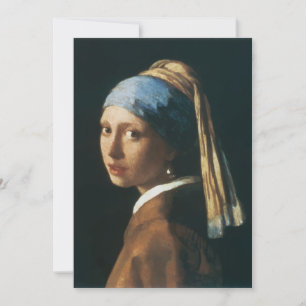 The Girl with a Pearl Earring Thank You Card