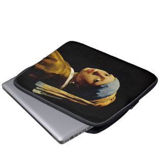 The Girl with a Turban/Girl with the Pearl Earring Laptop Sleeve