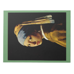 The Girl with a Turban/Girl with the Pearl Earring Notepad